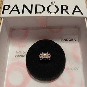 Pandora Pink Daisy Flower Clip Charm